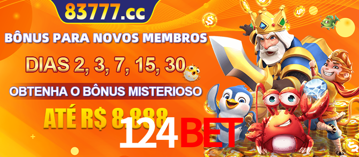 Anúncio dos benefícios para Membro VIP Sênior na plataforma 124bet, incluindo bônus promocionais, semanais e mensais, ilustrado com o personagem Fortune Tiger.